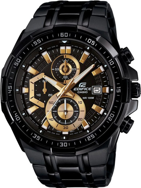 CASIO EFR-539BK-1AVUDF Edifice EFR-539BK-1AVUDF Black Stainless