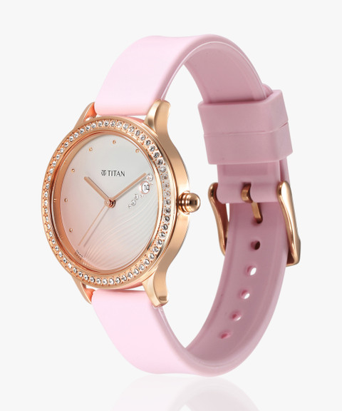 Titan Titan Ladies Purple Glam It Up Phase 2 Analog Watch - For