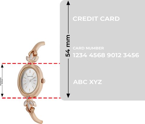 Sonata Blush Women's Analog Watch, Rose Gold Strap, Pink - Image 8