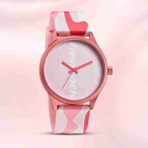 ストラップ RT-156367 Fastrack Fastrack Topicals Pink Dial Multicolour Silicone Strap