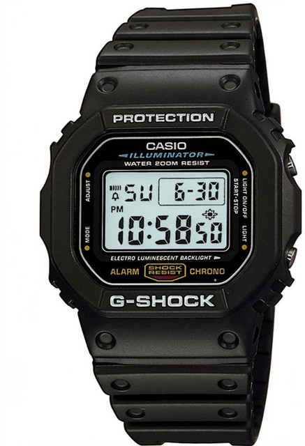 CASIO DW-5600UE-1DR G-Shock Dial Black Resin Strap Digital Watch