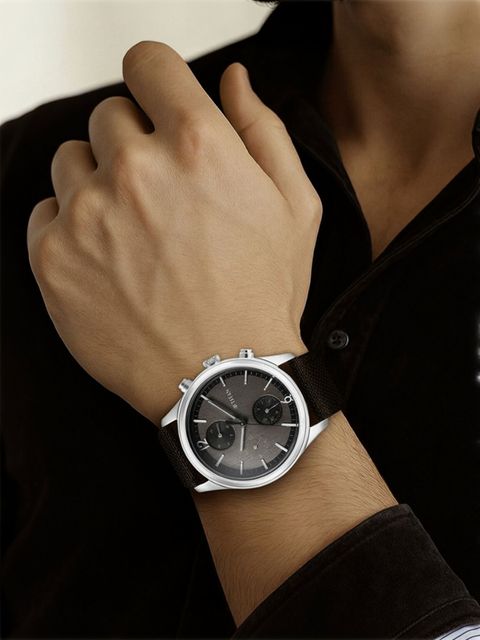 Titan Wrist Wit Multifunction Brown Dial Brown Leather Strap Watch - Image 8
