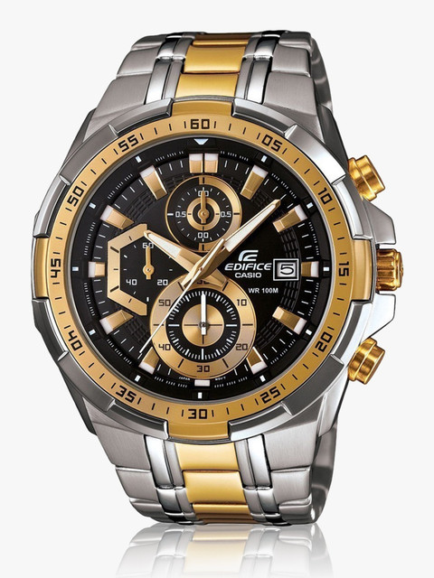 Edifice Casio Full Gold Golden Men Casio Edifice Chronograph Watch