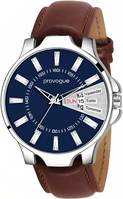 PROVOGUE Basic with Day and Date Display Premium Scratch Resistant  Trending Gifts Minimalism Analog Watch For Men