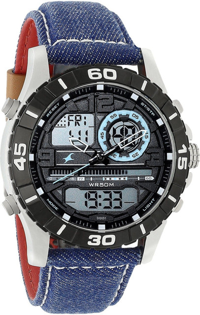 Fastrack Denim Collection Denim Collection Analog-Digital Watch For Men