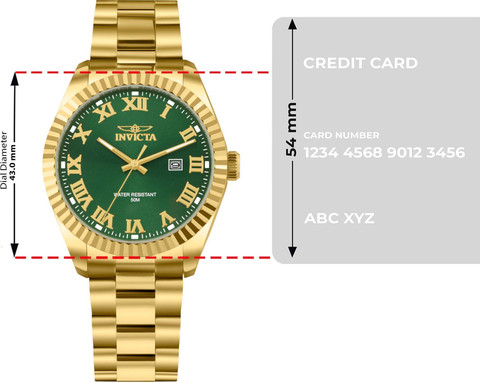 INVICTA 48548 Specialty Quartz Green Dial Analog Watch For Men