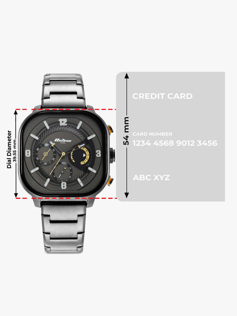 Titan Titan Octane Aerobatics Chronograph Grey Dial Grey SS Strap