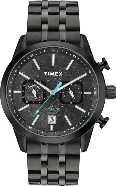 TIMEX Chronograph Dual Time Grey Dial Analog Watch For Men
