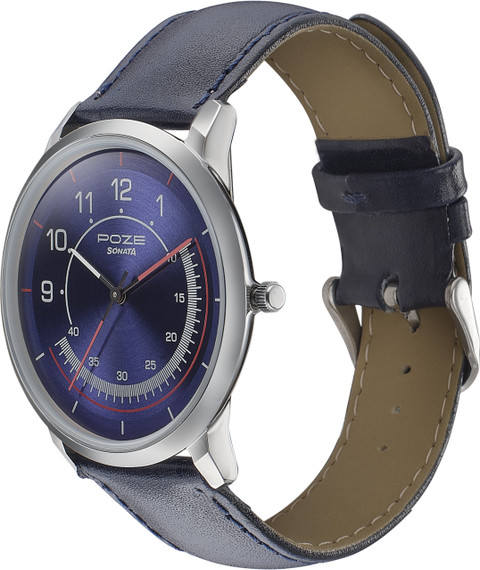 SONATA Poze Dail Blue Strap Analog Watch - For Men - Buy SONATA
