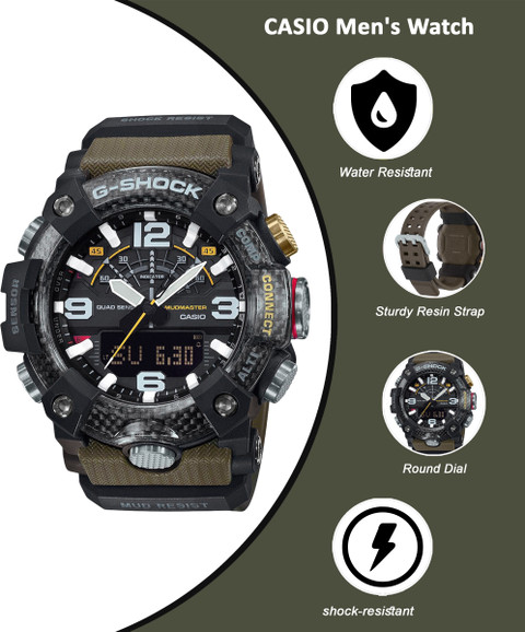 CASIO GG-B100-1A3DR G-Shock GG-B100-1A3DR Black Dial Military