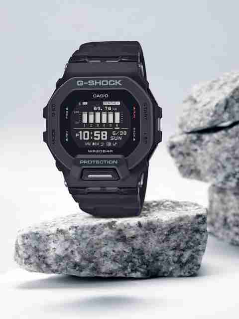 CASIO GBD-200-1DR G-Shock Dial Black Resin Strap Digital Watch