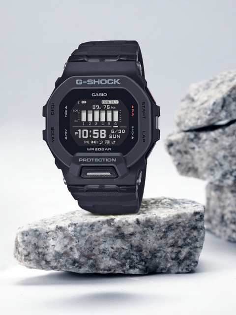 CASIO GBD-200-1DR G-Shock Dial Black Resin Strap Digital Watch