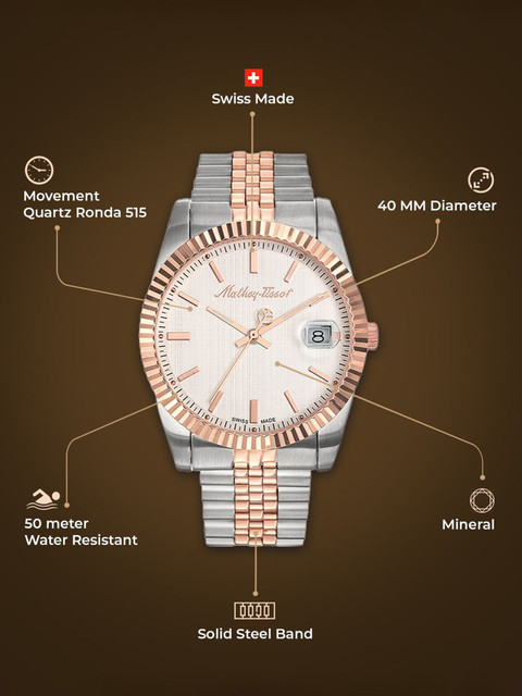 Mathey-Tissot H810RA Swiss Made Mathy III Quartz Ronda 515 H3