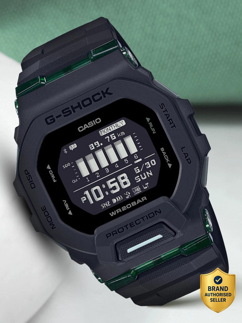 GBD−200UU CASIO GBD-200UU-1DR G-Shock Dial Black Resin Strap Digital Watch