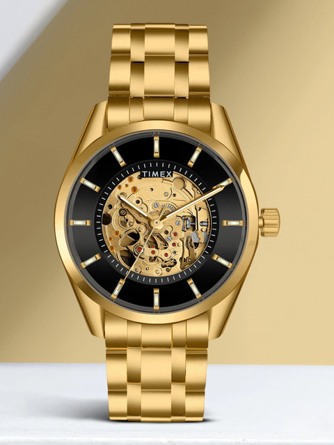 TIMEX Automatic Black Dial Analog Watch For Men