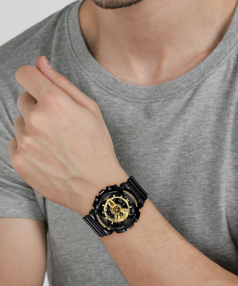 CASIO GA-110GB-1ADR G-SHOCK GA-110GB-1ADR Black-Gold Dial Resin