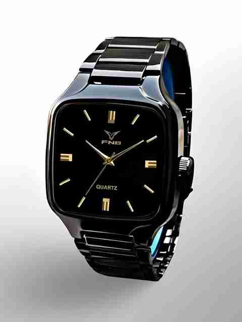 FNBSTORE Analog Watch - For Men MAR_nw_FN-9101-BLK - Image 5