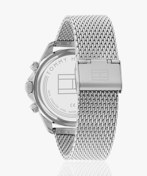 Ubuy Tommy Hilfiger Men's Stainless Steel Mesh Strap Watch