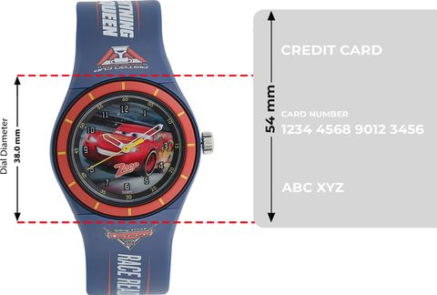 Zoop NPC4048PP14 Zoop Disney Cars Multicolour Dial Blue