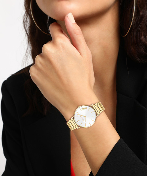 COACH Perry Coach Perry Qtz Basic Silver White Round Dial  display picture 3