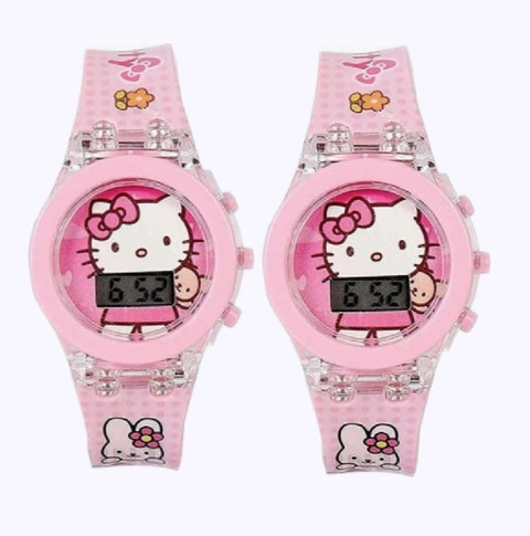 Baby Girl Pretty Girl Watches Timefit Digital Watch Combo Pack Of