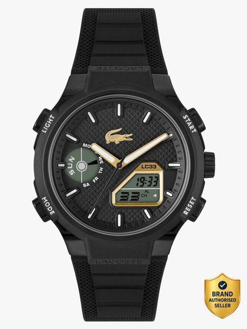 LACOSTE LC33 Lacoste Lc33 Qtz Basic Black Round Dial Men's Watch