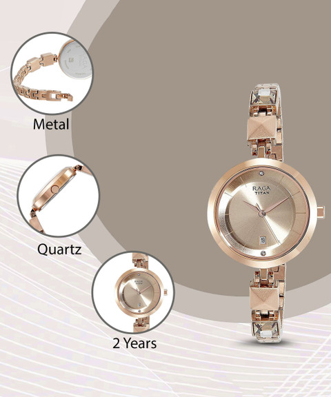 Titan NQ2606WM01 Raga VIVA Analog Watch For Women Buy Titan