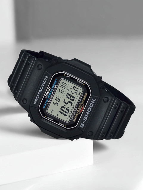 CASIO G-5600UE-1DR G-Shock G-5600UE-1DR Dial Black Resin Strap Digital  Watch For Men