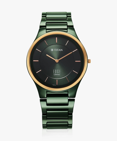 Titan EDGE CERAMIC BI COLOR Analog Watch For Men