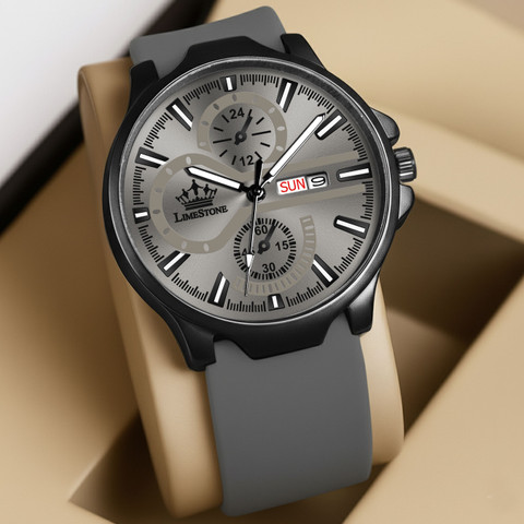 LIMESTONE o Flex Day and Date Functioning | Smart Silicone