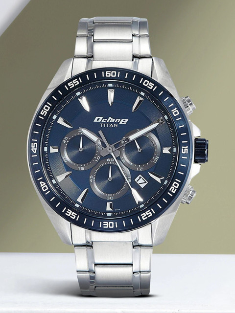 Titan Light Blue Mens Watch TITAN Quartz Wrist Watch For Men