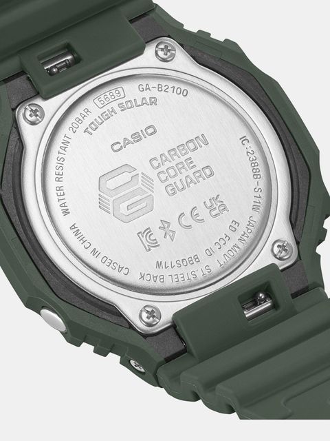 CASIO GA-B2100-3ADR G-Shock Green Dial Green Resin Strap Analog