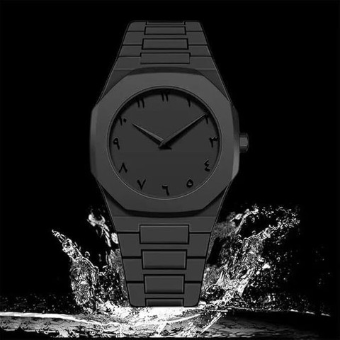 Auraa AURA BLACK WATCH ARABIC AURA 786 | BLACK ARABIC WATCH Analog