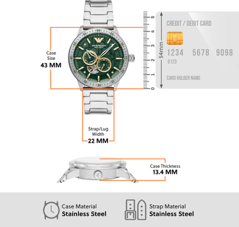 EMPORIO ARMANI Mario Mario Analog Watch - For Men - Buy EMPORIO
