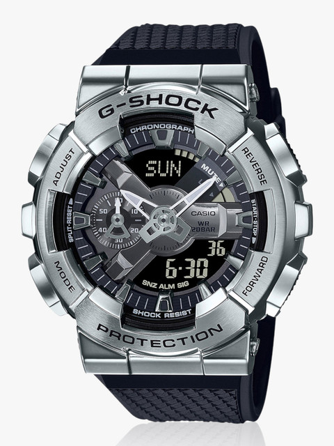 Stainless Steel Tmj Black G Shock CASIO GM-110-1ADR G-SHOCK Silver