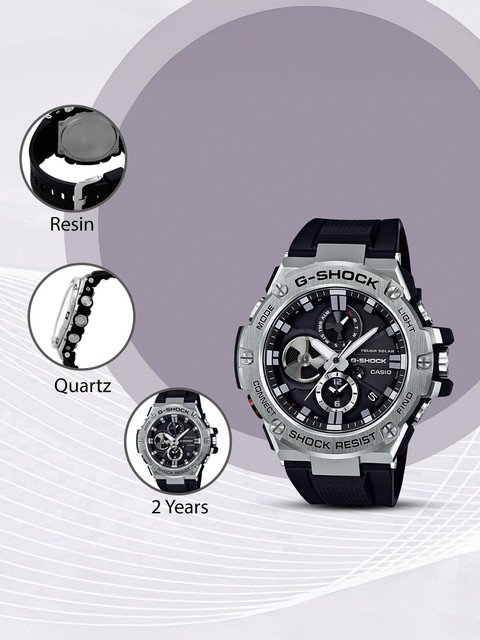 CASIO GST-B100-1ADR G-Shock GST-B100-1ADR Metal Ip Black Dial