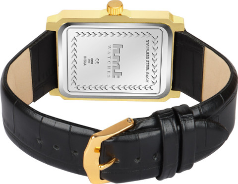 hmt QUARTZ Exclusive Premium Black Dial Black Strap Formal Casual