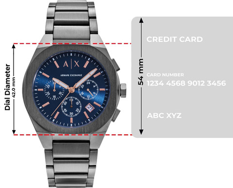 Chronograph Armani Exchange Myntra A/X ARMANI EXCHANGE Analog