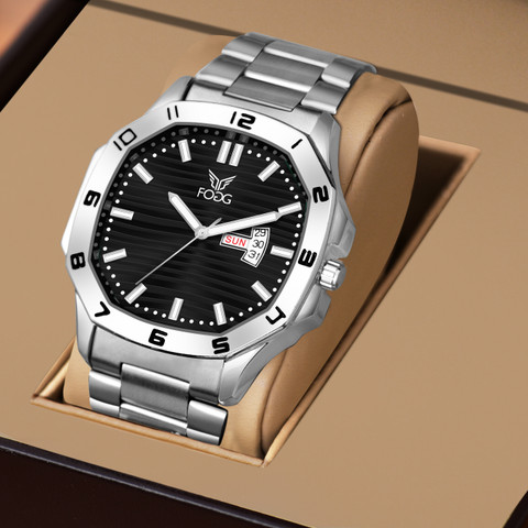 FOGG 2158-Black Big Dial Analog Watch - For Men - Buy FOGG 2158