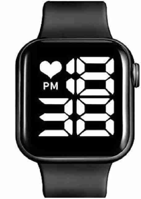 MKHUB C-95 Pink Silicone Digital Watch for Girls - Image 3