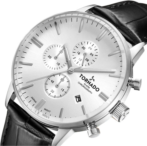 Tornado T6102-SLBW Tornado Chronograph Analog Watch - For Men