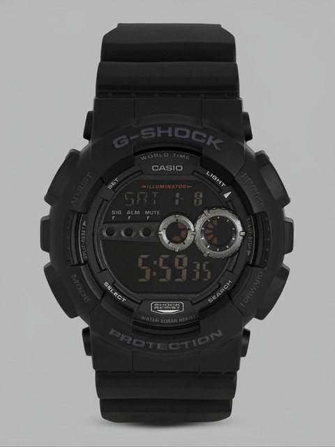 CASIO GD-100-1BDR G-SHOCK GD-100-1BDR Dial Black Resin Strap