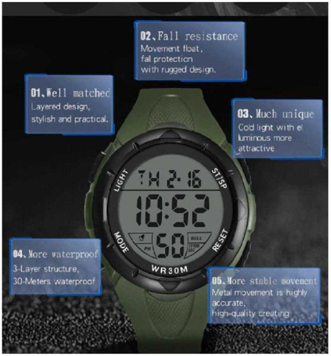 RENAISSANCE TRADERS Wrist Watch army military sports fitness gym