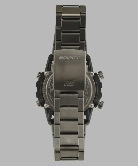CASIO ECB-2000DC-1ADF Edifice Black Dial Gray Ip Stainless Steel