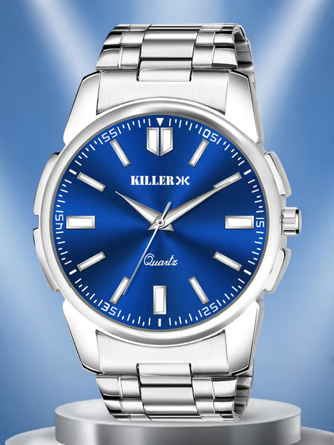 KILLER KL-9301-BLUE Big Dial Analog Watch For Men Buy KILLER
