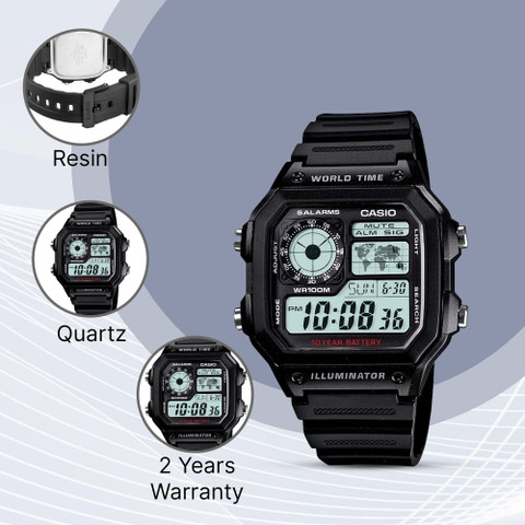 Ae 1200wh Casio Watch Adjustment Instructions CASIO AE-1200WH