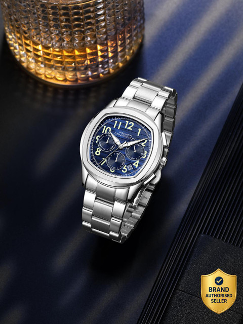 (・0・。) French Connection Roman Number Blue Dial | Silver Stainless Steel