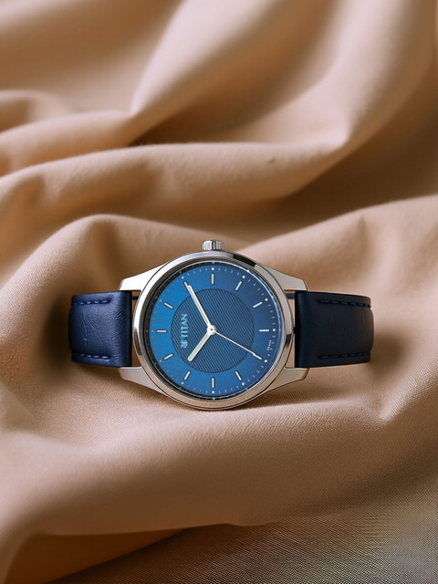 Titan NP2639SL02 Titan Workwear Royal Blue Dial Dark Blue