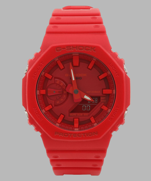 Casio Wristwatch Casio G Shock Ga 2100 Red CASIO GA-2100-4ADR G