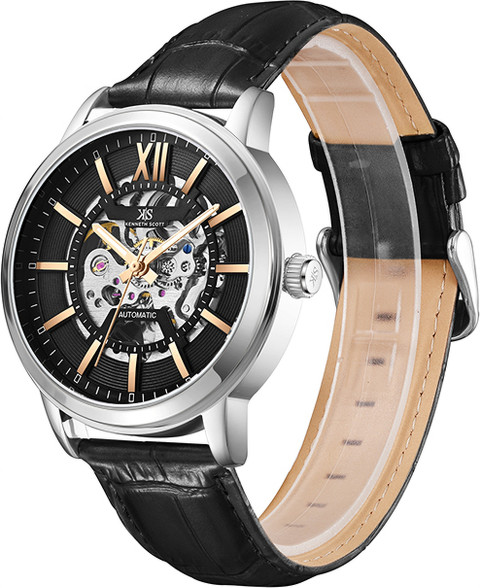 Kenneth Scott K24323-SLBBK Kenneth Scott Automatic Analog Watch